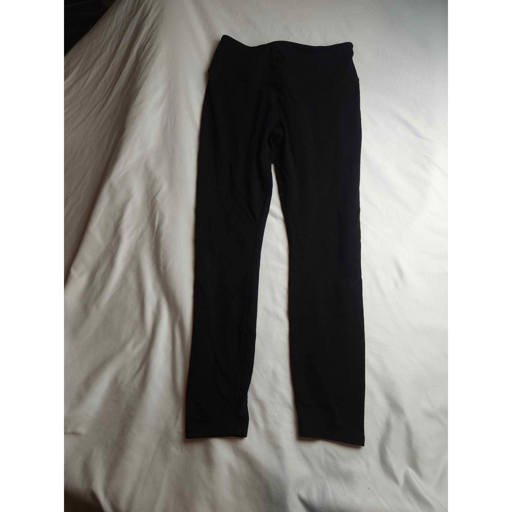 Simply Vera Vera Wang Womens Black High Rise Cotton Blend Leggings Size M